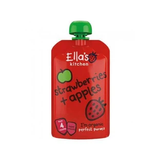 Ella's Kitchen BIO Клубника и яблоко, 120 г