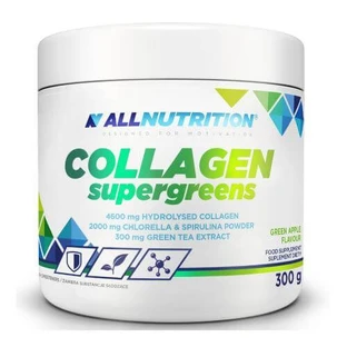Allnutrition Коллаген Supergreens со вкусом зеленого яблока, 300 г