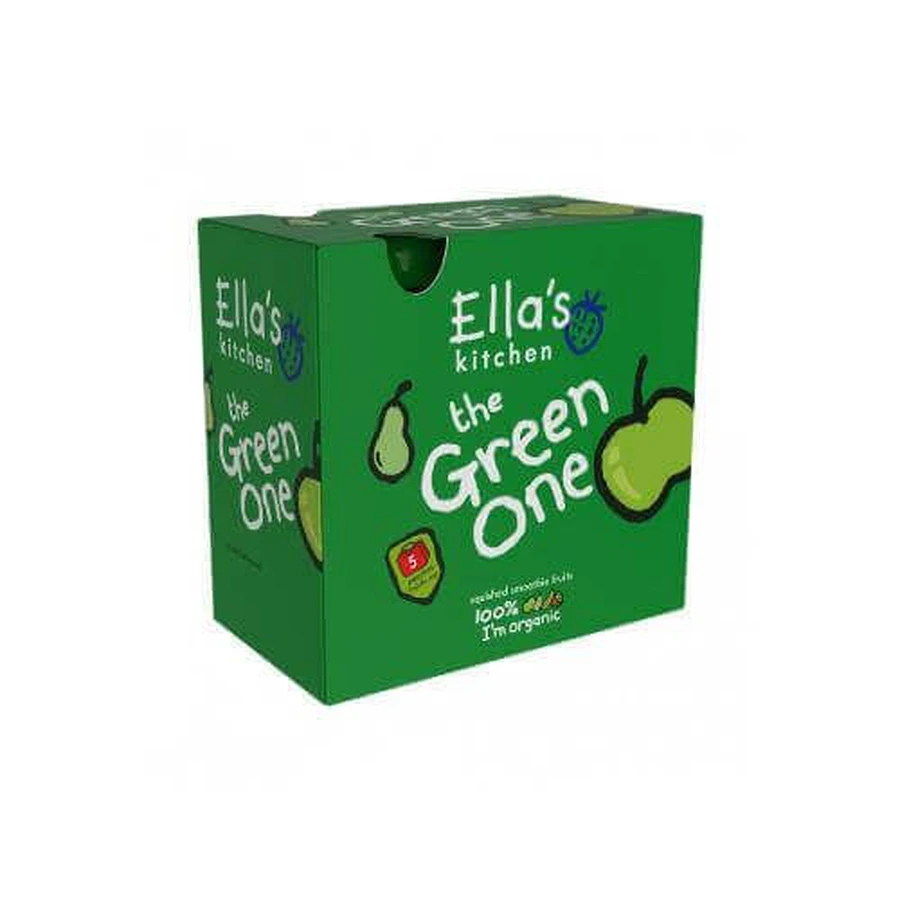 Ella's Kitchen Bio Green One Kiwi с яблоком и бананом, 5 x 90 г: цены и характеристики