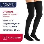 Длинные компрессионные чулки JOBST OPAQUE CCL1 черного цвета, размер 5 ZP: цены и характеристики