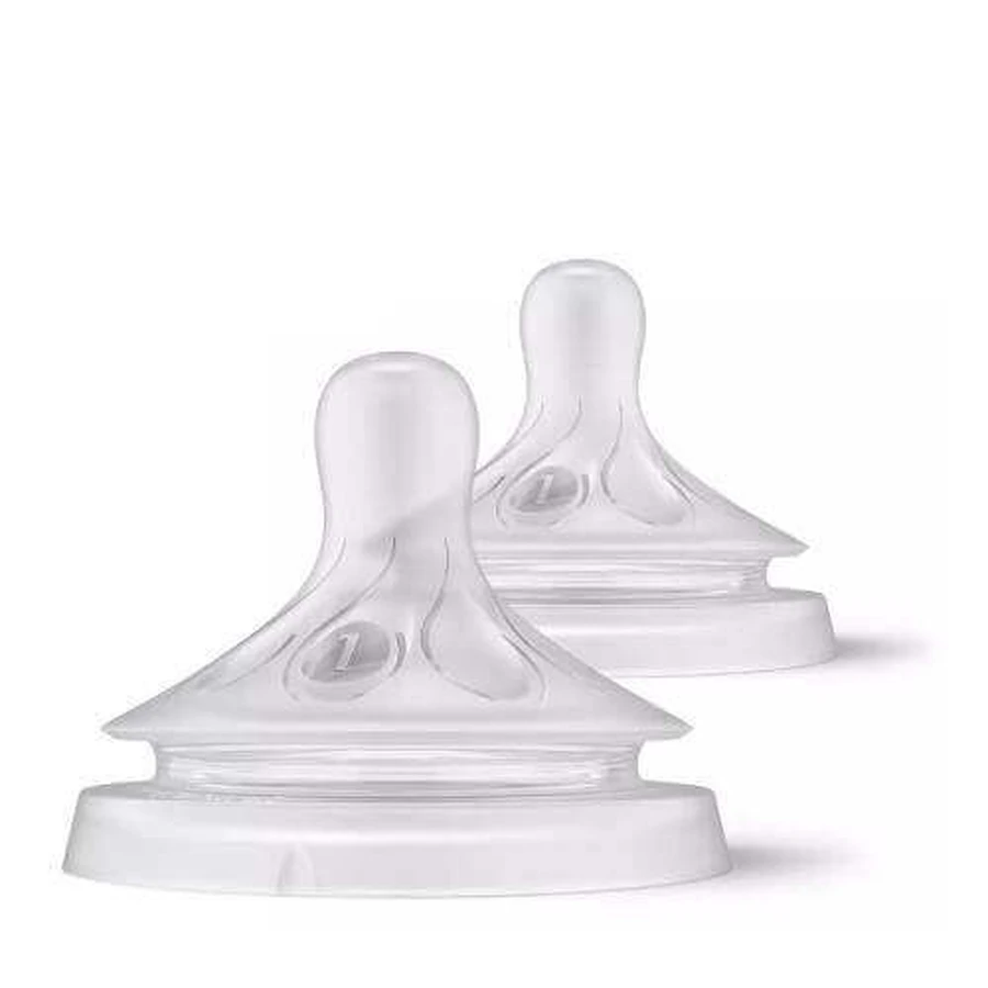 Соска для пляшечок AVENT Natural Response 0m+ з повільним потоком SCY961/02, 2 шт.: ціни та характеристики