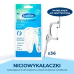 Зубная нить DENTEK Зубочистки Fresh&White, 36 шт.: цены и характеристики