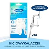 Зубная нить DENTEK Зубочистки Fresh&White, 36 шт.