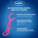 Зубні нитки DENTEK Kids Зубні зубочистки Fyn Flossers, 40шт: ціни та характеристики