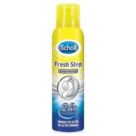 SCHOLL FRESH STEP Антиперспирант Три-Активная Формула - 150 мл: цены и характеристики