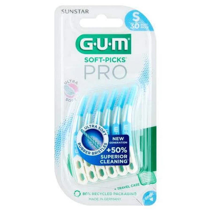 Міжзубні щітки Sunstar GUM Soft-Picks PRO S, 30 шт.: ціни та характеристики
