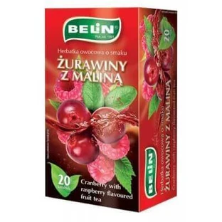 BELIN Чай з журавлиною та малиною, 20 пакетиків
