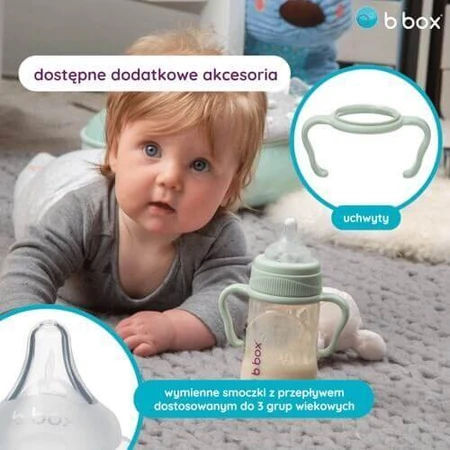 B.BOX Бутылочка для кормления младенца (голубая), 180 мл: цены и характеристики