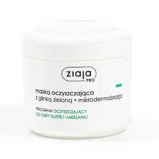 ZIAJA PRO Очищающая маска с зеленой глиной + микродермабразия, 250 мл