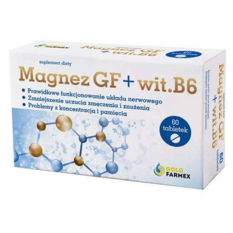 Магний GF + Витамин B6, 60 таблеток: цены и характеристики
