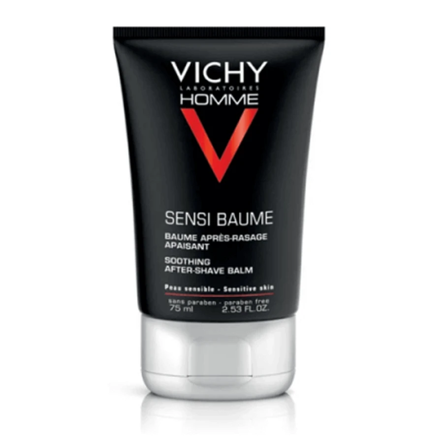 VICHY HOMME SENSI-BAUME Заспокійливий лосьйон з мінеральним кальцієм для чутливої шкіри, 75 мл: ціни та характеристики