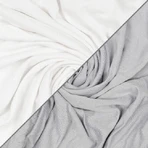 Накидка на пеленальний столик BabyMatex BAMBOO 50x70/80 біло-сіра, 2 шт.: ціни та характеристики