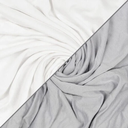 Накидка на пеленальний столик BabyMatex BAMBOO 50x70/80 біло-сіра, 2 шт.: ціни та характеристики