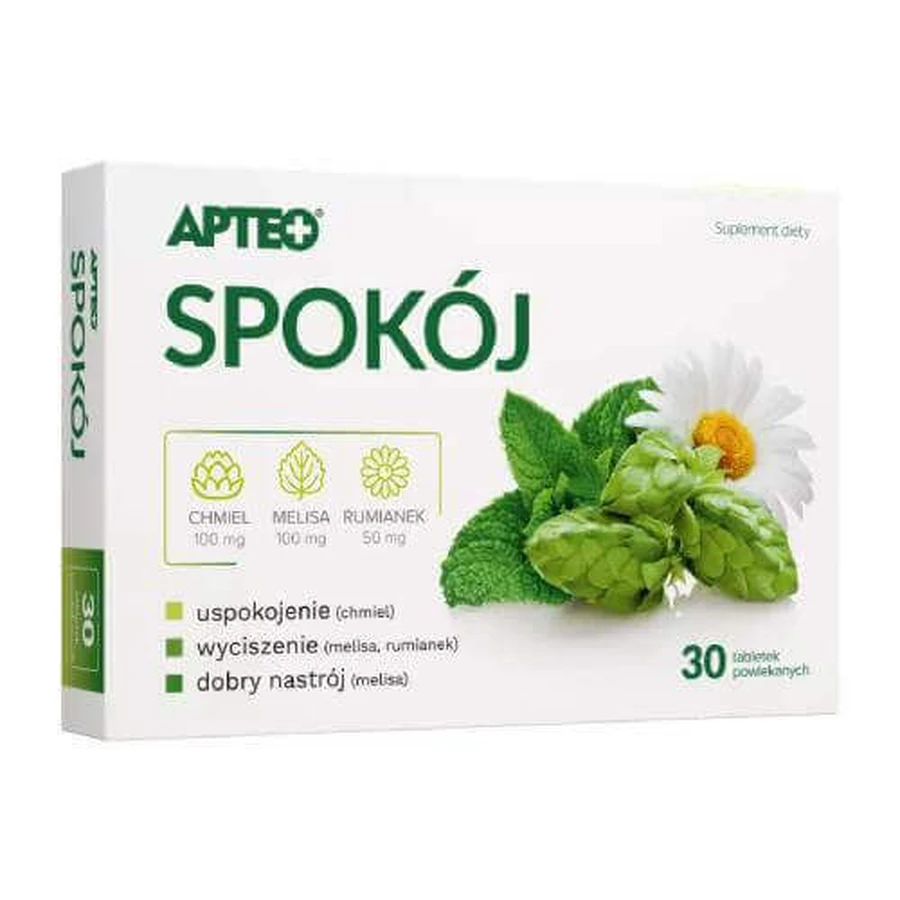 APTEO Calm, 30 таблеток: цены и характеристики