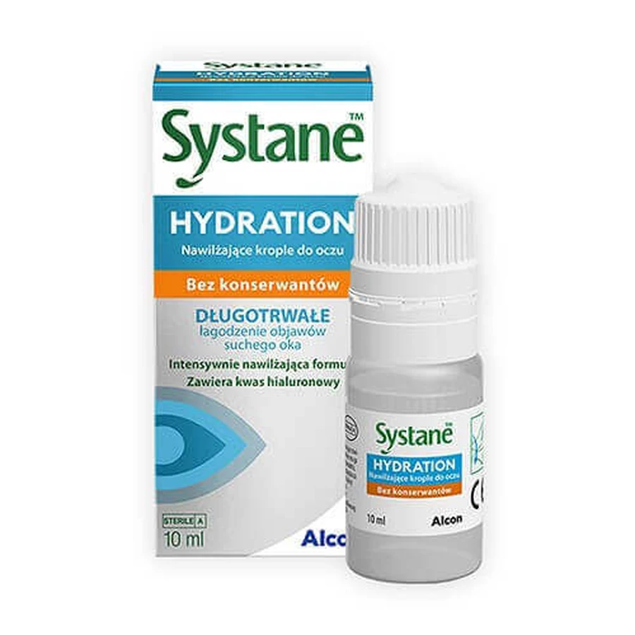 Глазные капли Systane Hydration без консервантов, 10 мл: цены и характеристики