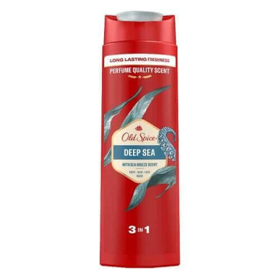 Old Spice Deep Sea 3-в-1 Гель для душа и шампунь для мужчин, 400 мл: цены и характеристики