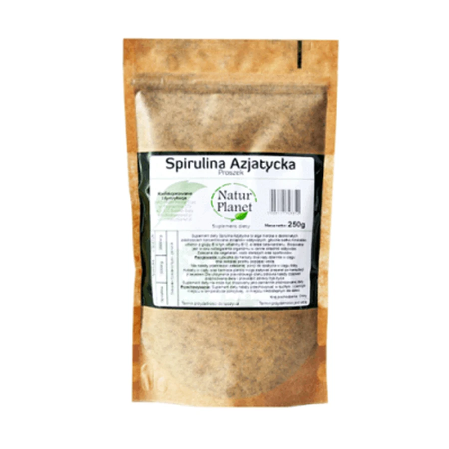 NaturPlanet Азійська спіруліна в порошку, 250 г: ціни та характеристики