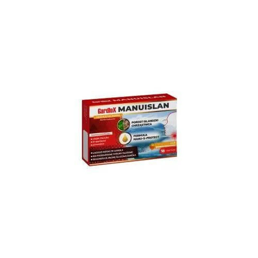 Gardlox Manuislan зі смаком апельсина, 16 паст. для смоктання: ціни та характеристики