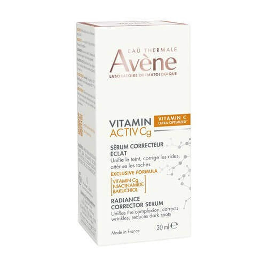AVENE VITAMIN ACTIV Cg Коригуюча та освітлююча сироватка, 30 мл: ціни та характеристики