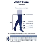 Длинные компрессионные чулки JOBST OPAQUE CCL1 черного цвета, размер 2 ZP: цены и характеристики