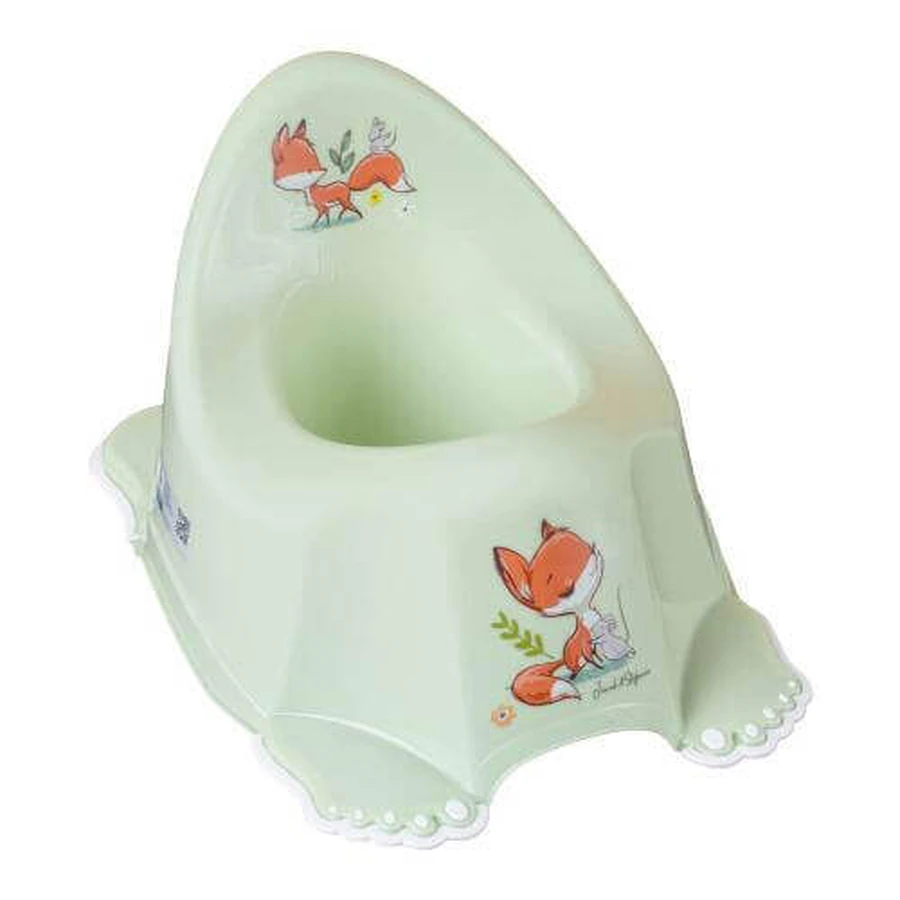 TEGA BABY Нескользящий горшок с музыкальной шкатулкой LIGHT GREEN TALE, 1 шт.: цены и характеристики