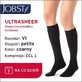 JOBST ULTRASHEER Короткі компресійні шкарпетки CCL1 чорні, розмір 6 ZP