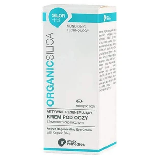 INVEX REMEDIES ORGANIC SILICA Silor+B Активний регенеруючий крем для шкіри навколо очей з органічним кремнієм, 15 мл