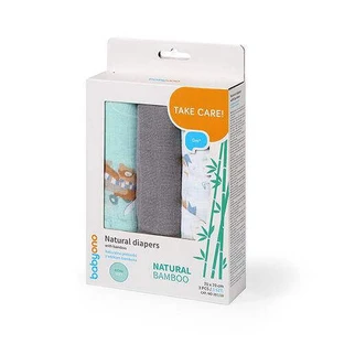 BabyOno NATURAL BAMBOO Підгузки з натурального бамбукового волокна, 3шт. 397/10