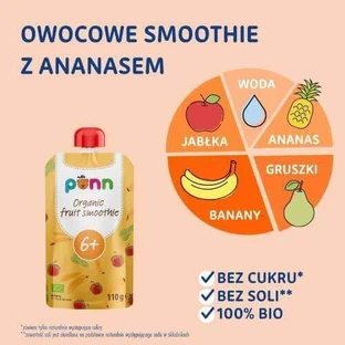 SALVEST PÕNN BIO Фруктове смузі з ананасом, 110г