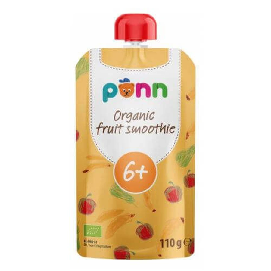 SALVEST PÕNN BIO Фруктовый смузи с ананасом, 110 г: цены и характеристики