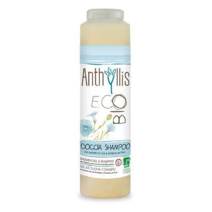 Pierpaoli Anthyllis Eco Bio Shampoo Гель для душа с экстрактом льна и протеинами риса, 250 мл: цены и характеристики