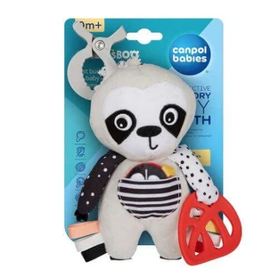 CANPOL BABIES Сенсорная интерактивная игрушка BabiesBoo Ленивец 68/090