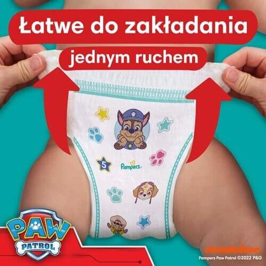Подгузники Pampers Baby Dry Pants размер 5 Psi Patrol, 66шт: цены и характеристики