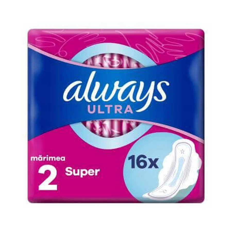 Гігієнічні рушники ALWAYS Ultra, 16 шт.: ціни та характеристики