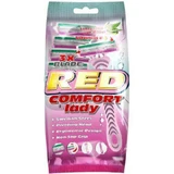 Mattes Red Comfort Lady Одноразовая бритва, 5 шт.