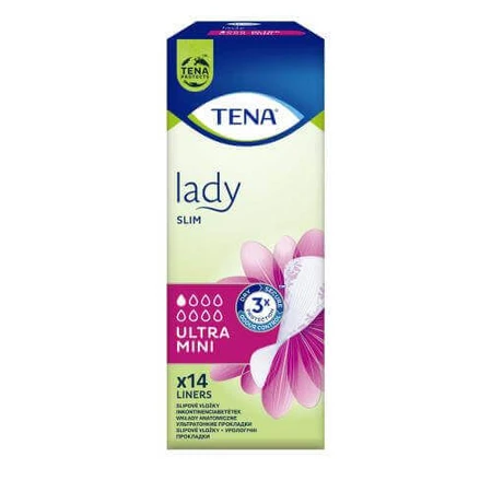 Анатомические стельки TENA Lady Slim Ultra Mini, 14 шт.: цены и характеристики