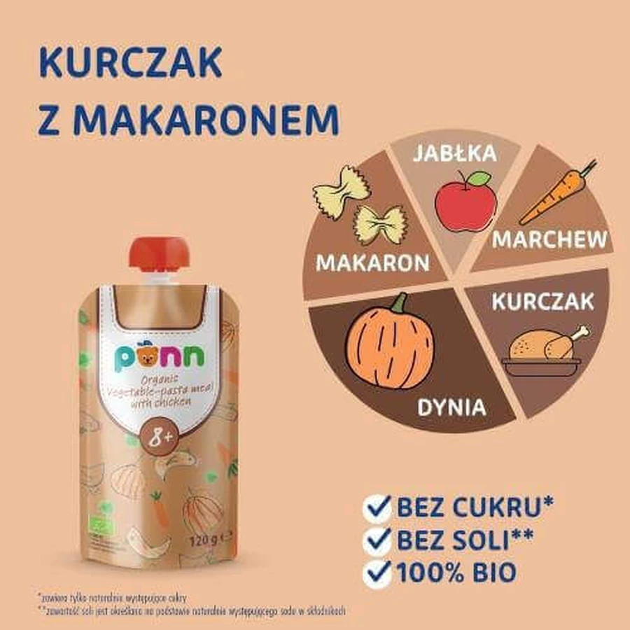 САЛЬВЕСТ ПХНН БИО Курица с лапшой Овощной и мясной снек 8м+, 120г: цены и характеристики