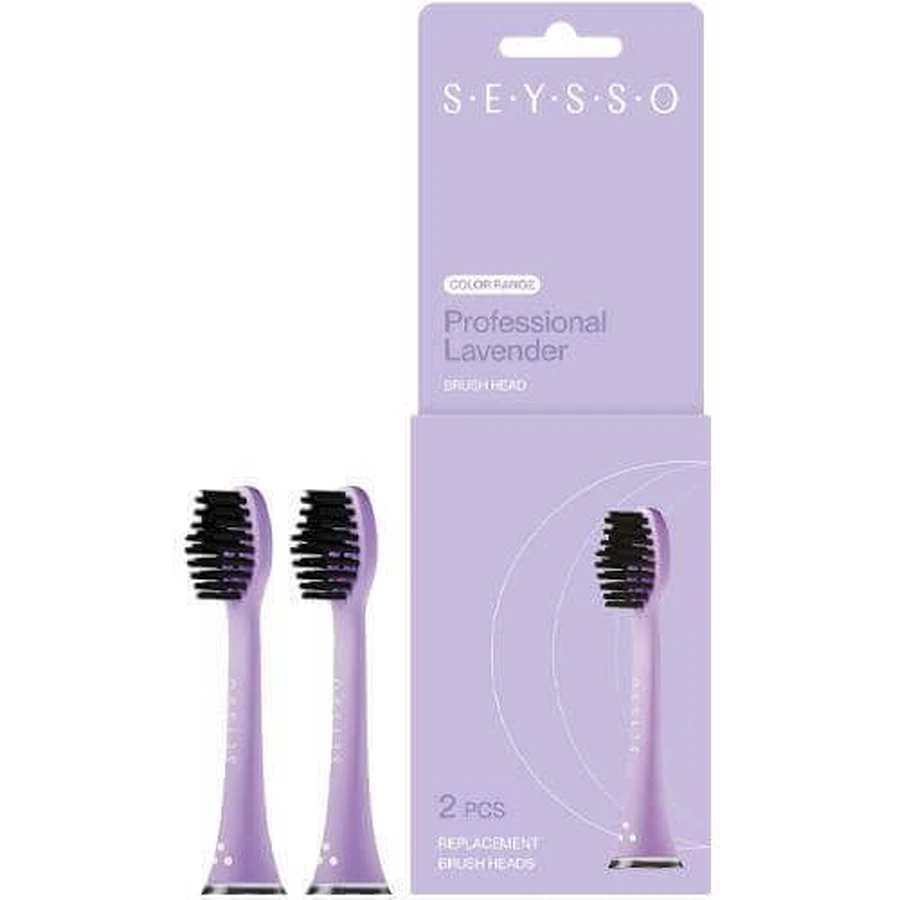 Seysso Color Professional Lavender Сменные насадки для зубной щетки sonic, 2 шт.: цены и характеристики