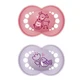 MAM Original Ортодонтичний манекен 16м+ Planet Love Girl, 2шт