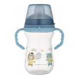 Чашка CANPOL BABIES FirstCup з силіконовим нагубником BONJOUR PARIS 250мл синя
