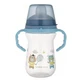CANPOL BABIES FirstCup чашка с силиконовым горлышком BONJOUR PARIS 250 мл голубая