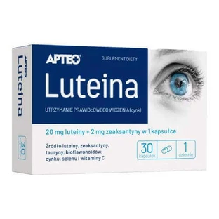 Лютеїн APTEO, 30 капсул