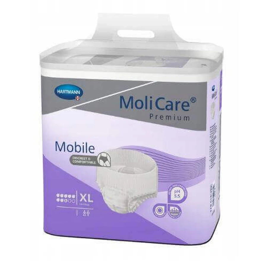 Подгузники MoliCare PREMIUM Mobile 8K размер XL, 30 шт.: цены и характеристики