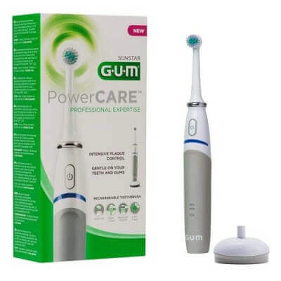 Електрична зубна щітка GUM PowerCARE, 1 шт.: ціни та характеристики