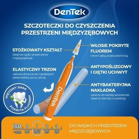 Межзубные щетки DENTEK Easy Brush размер 1, 12 шт.: цены и характеристики