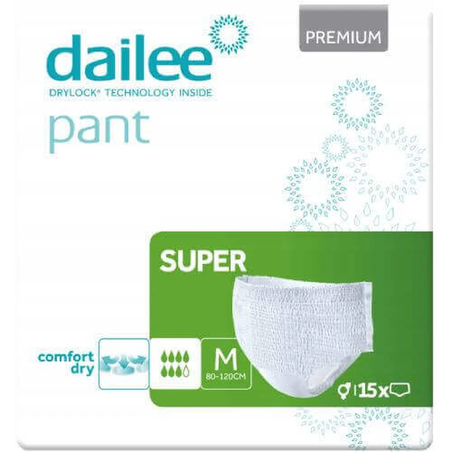 DAILEE Pant Premium Суперпоглинаючі трусики M, 15шт: ціни та характеристики