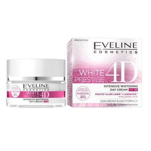 EVELINE White Prestige 4D Інтенсивний відбілюючий денний крем з SPF25, 50 мл