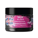 RONNEY Silk Sleek Розгладжуюча маска для тонкого і сухого волосся з шовком, 300 мл