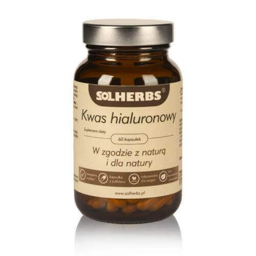 SOLHERBS Гиалуроновая кислота, 60 капсул: цены и характеристики