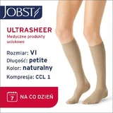 JOBST ULTRASHEER Короткі компресійні гольфи CCL1 натуральні, розмір 6 ZP